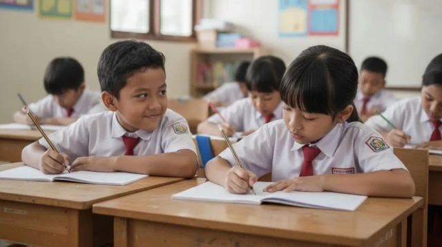 anak meniru
