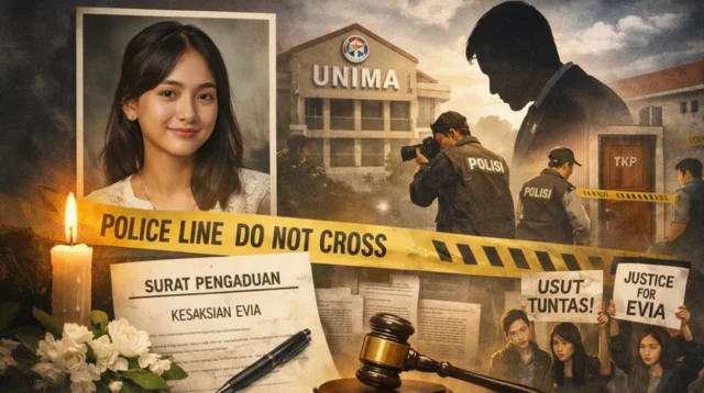 Evia Maria Mangolo Bunuh Diri
