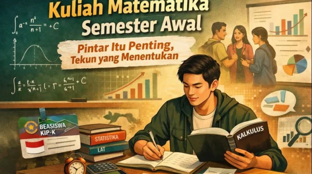 Kuliah Matematika di Semester Awal Pintar itu Penting, Tapi Tekun yang Menentukan!