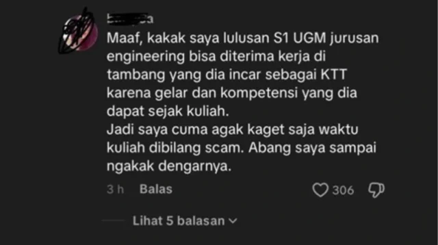 Respon Kontra Masyarakat terhadap Narasi “Kuliah itu Scam” pada Platform TikTok 1