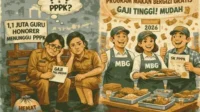 Antara Perut Kenyang dan Masa Depan Bangsa: Dilema Gaji MBG dan Guru Honorer Guru Honorer