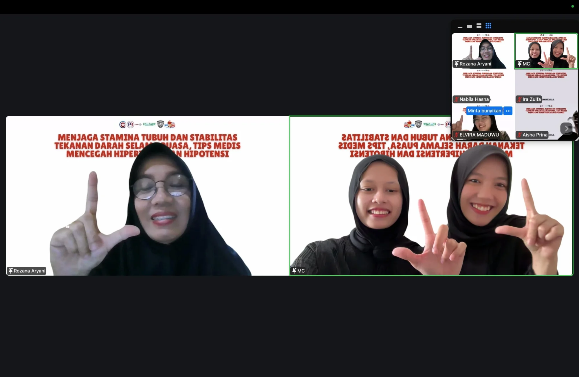 Webinar FunFit Day 2026 Menjaga Stamina Tubuh dan Stabilitas Tekanan Darah Selama Puasa