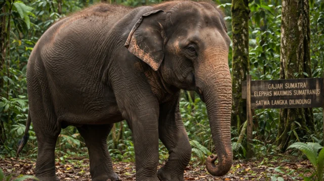 habitat gajah di indonesia