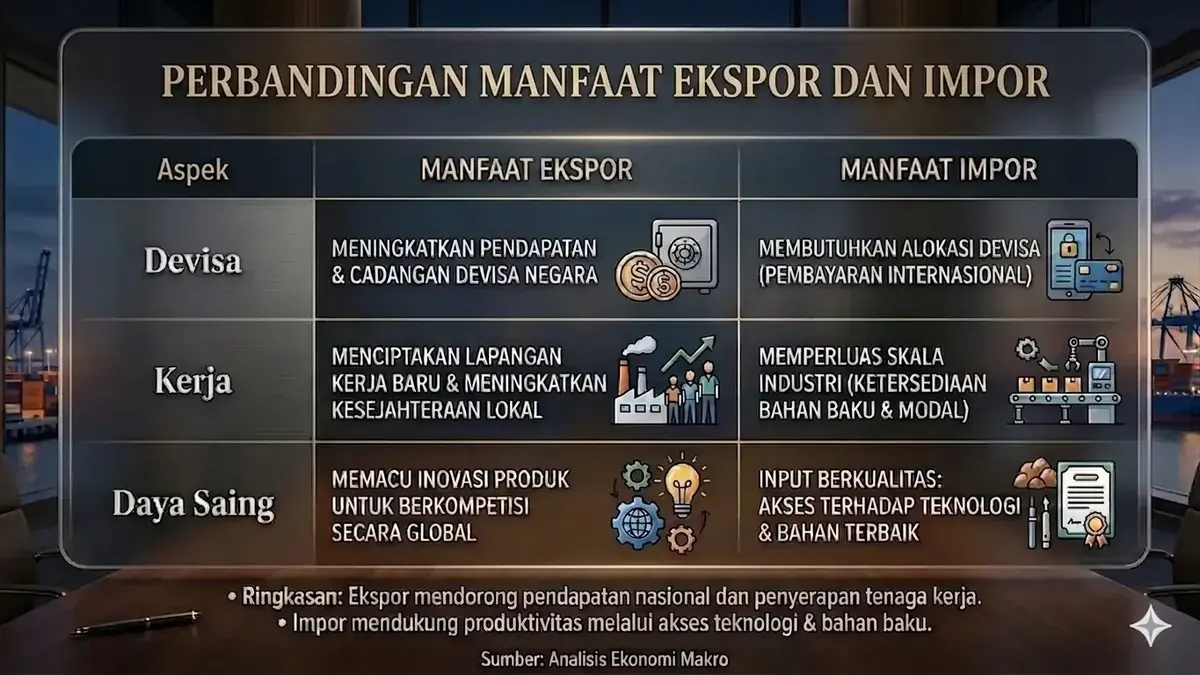 Manfaat Ekspor dan Impor
