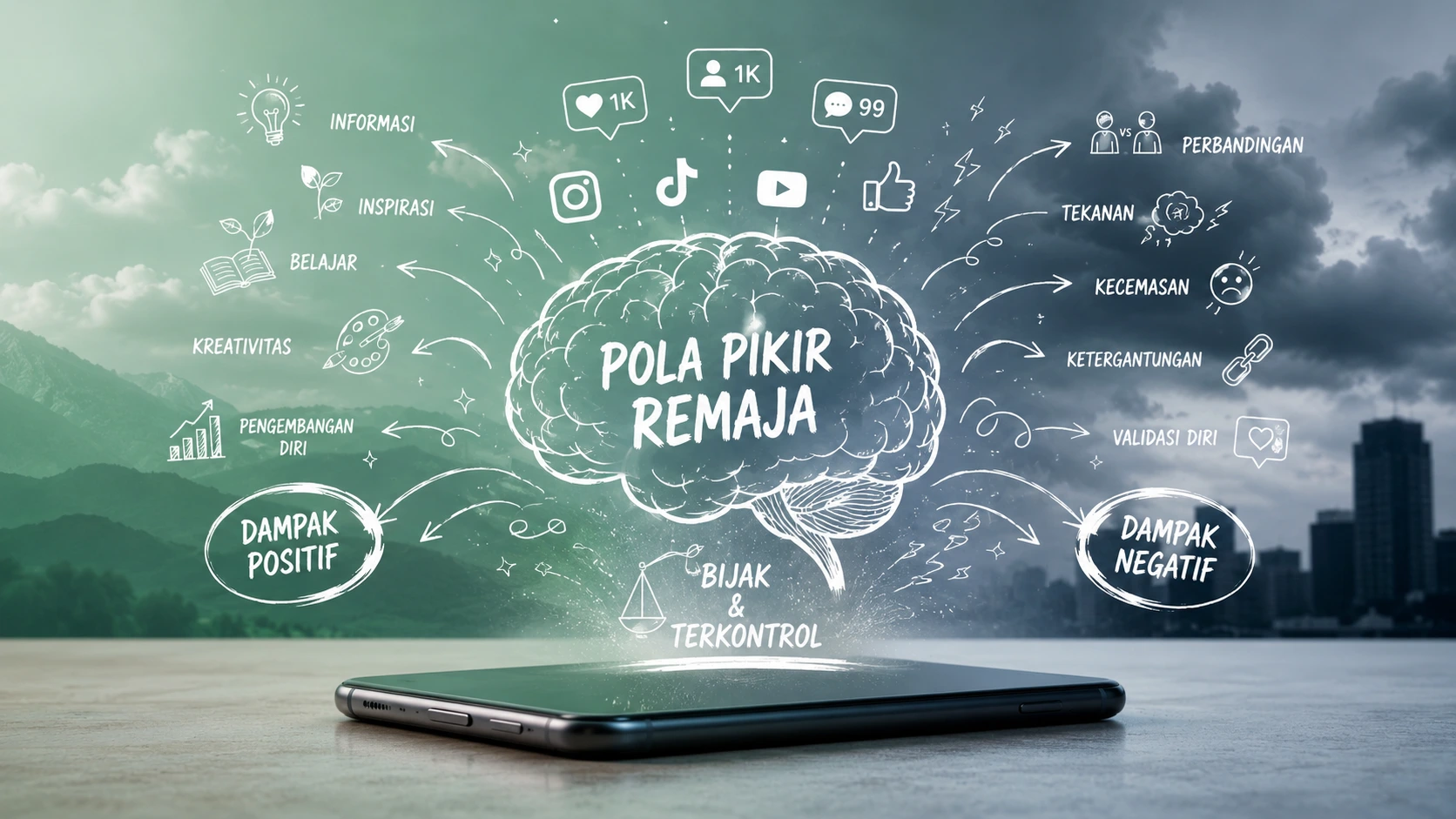 pengaruh media sosial pada remaja