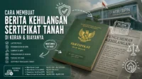 Cara Membuat Berita Kehilangan Sertifikat Tanah di Koran