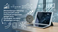 Dampak Penggunaan Gadget terhadap Kesehatan Mental Remaja Kerangka Penulisan Kesehatan Mental Remaja