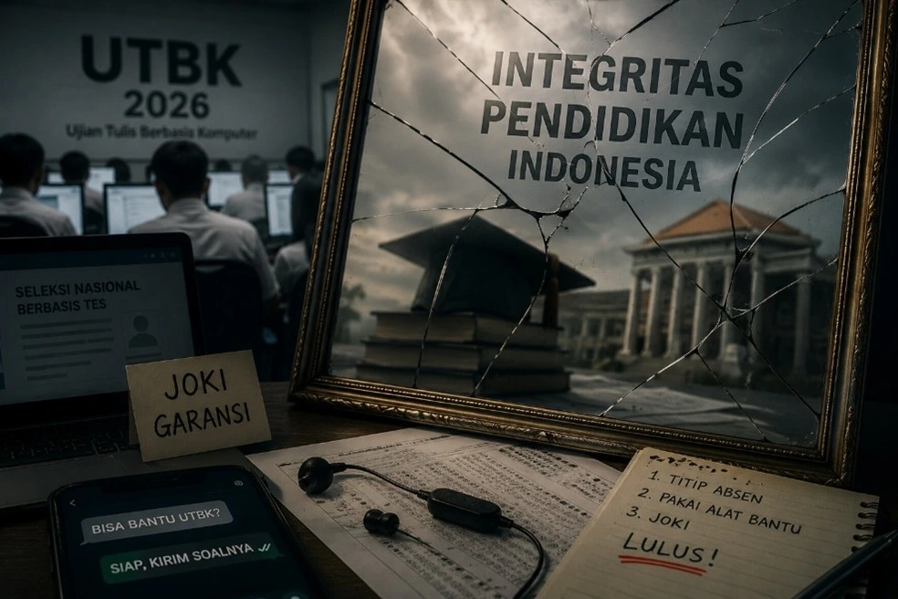 Ilustrasi Joki UTBK