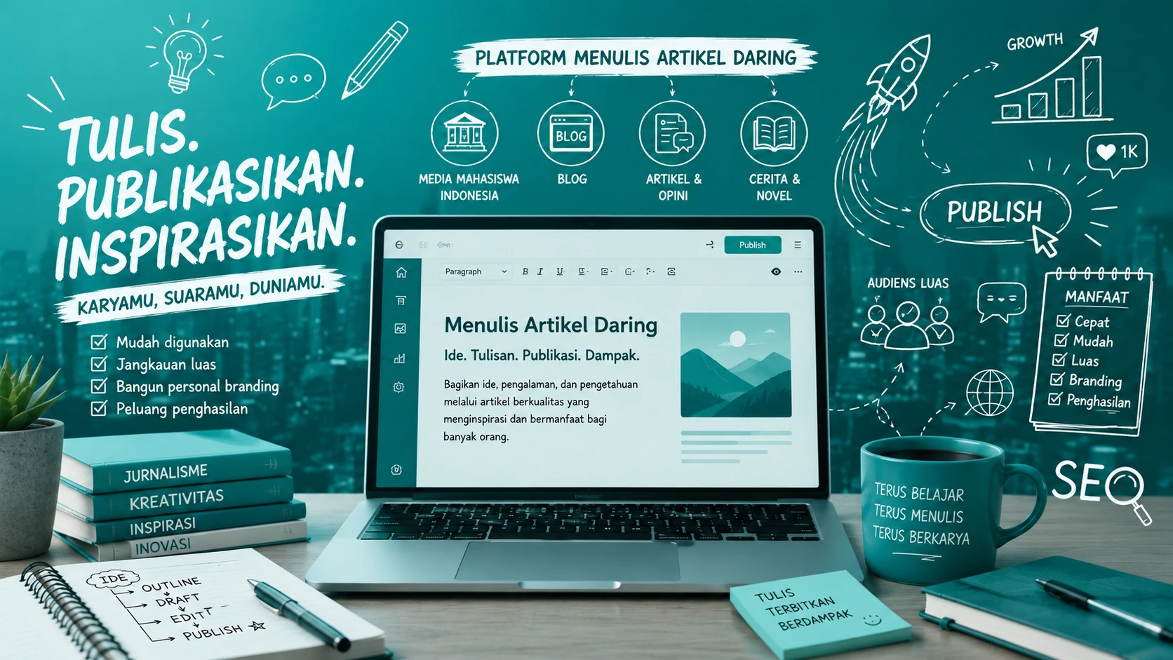 Platform untuk Menulis Artikel Daring