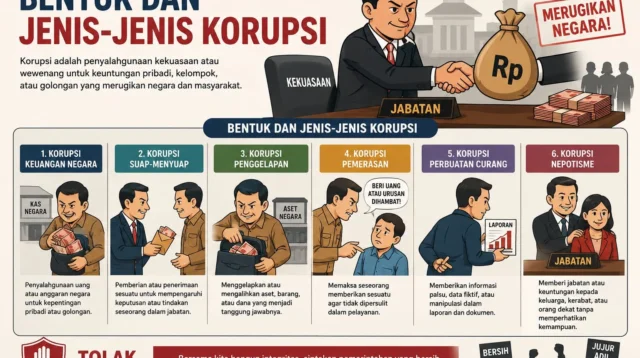 jenis dan bentuk korupsi