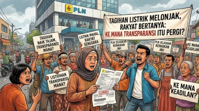 Lonjakan tagihan listrik