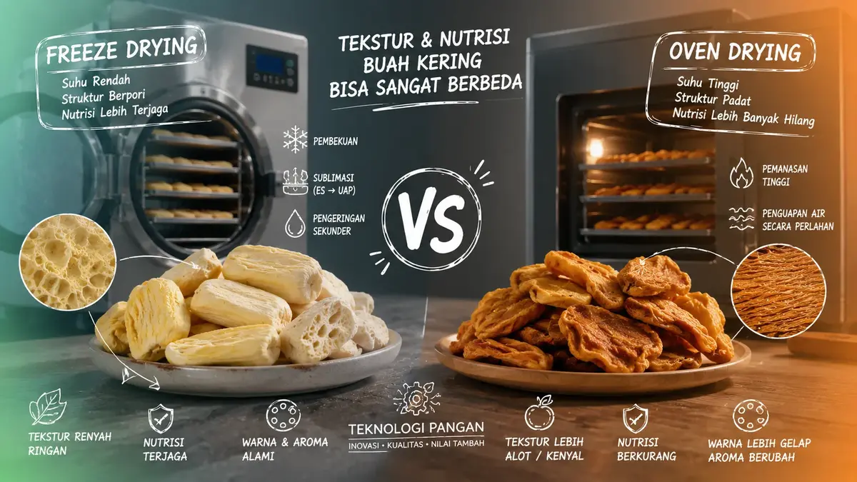 Freeze drying dan oven drying