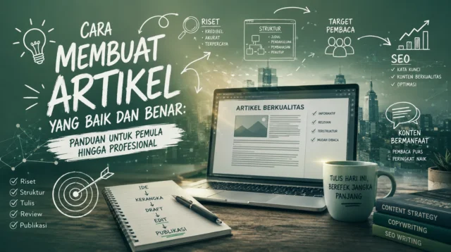 membuat artikel yang baik dan benar