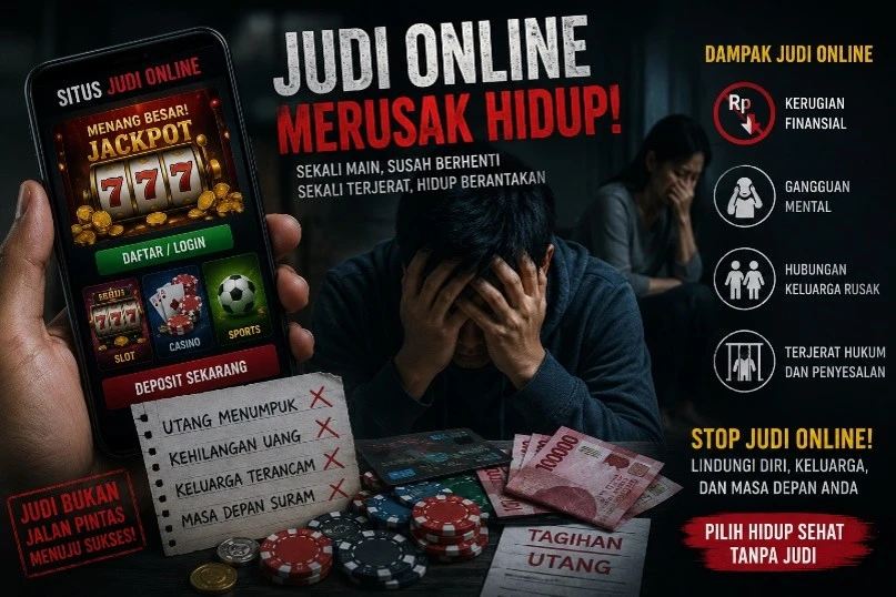 bahaya judi online
