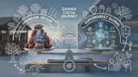 From Local to Global: Perjalanan Petani Cokelat Ghana Andil dalam Supermarket Global. petani cokelat