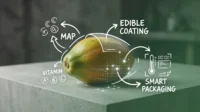 Strategi Menjaga Mutu dan Kesegaran Pepaya dengan MAP, Edible Coating, dan Smart packaging penyimpanan buah pepaya