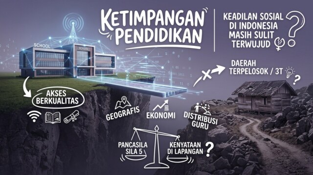 Ketimpangan Pendidikan: Mengapa Keadilan Sosial di Indonesia Masih Sulit Terwujud? Ketimpangan Pendidikan di Indonesia