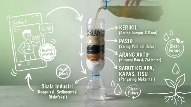 alat filtrasi air sederhana