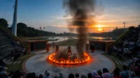 Hanoman Menari di Tengah Kobaran Api