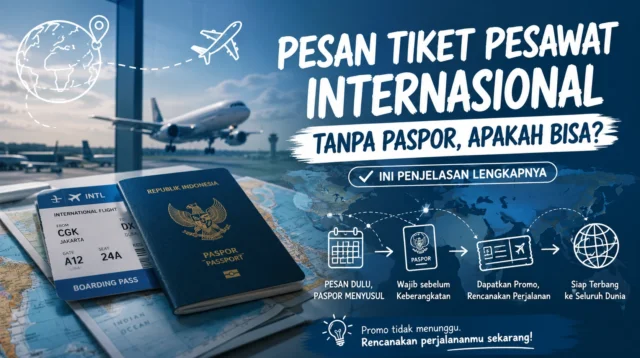 Pesan Tiket Pesawat Internasional Tanpa Paspor