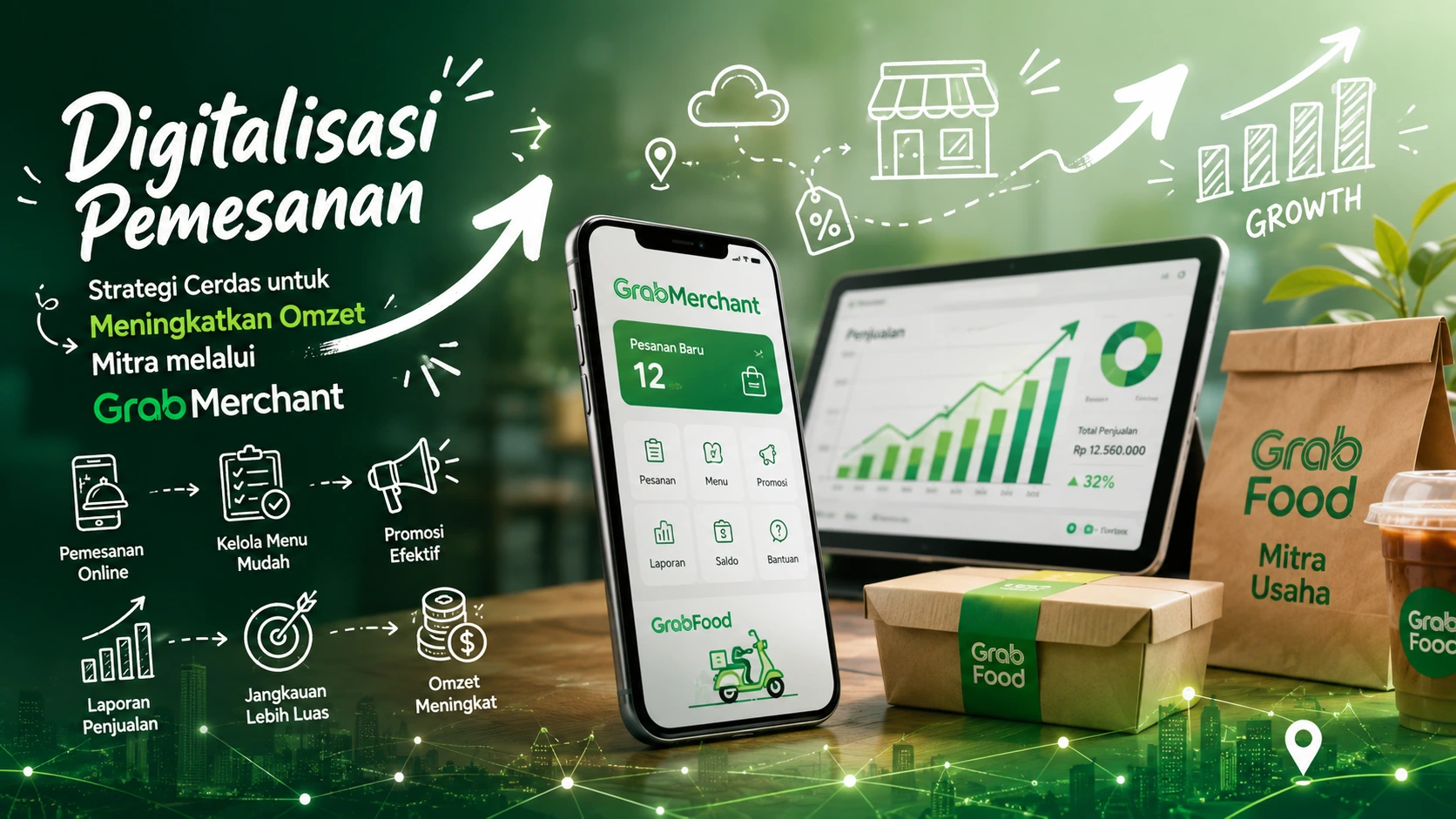 Meningkatkan Omzet Mitra melalui GrabMerchant