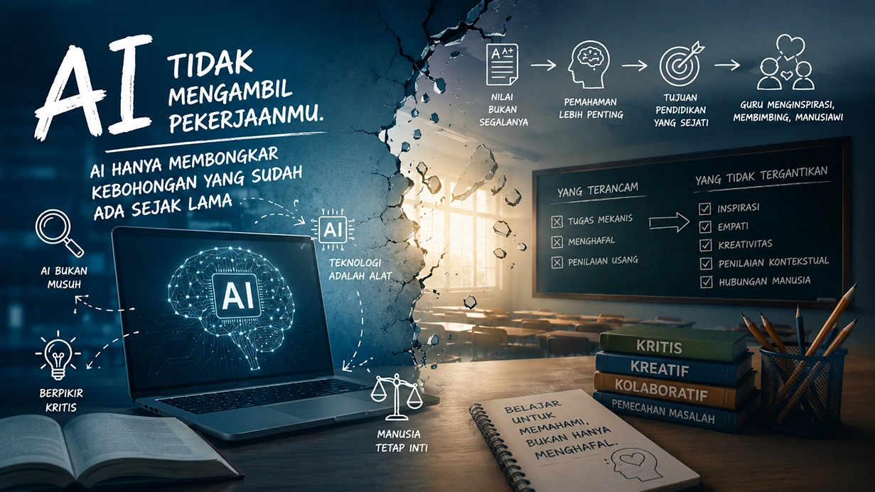 AI dan pendidikan memicu refleksi terhadap metode belajar dan penilaian