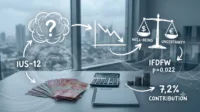 kesejahteraan-finansial-pekerja-jakarta Ilustrasi analisis data statistik dan perencanaan anggaran keuangan untuk mengukur tingkat kesejahteraan finansial pekerja perkotaan.