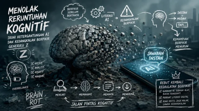 Ketergantungan AI memengaruhi kemampuan berpikir kritis dan literasi digital Generasi Z