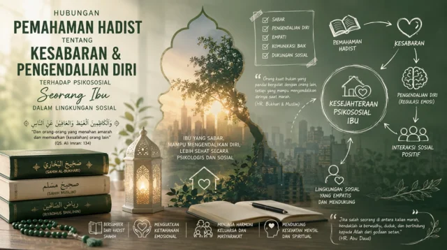 Pengendalian Diri Ibu berkaitan dengan kesejahteraan psikososial dan kesabaran