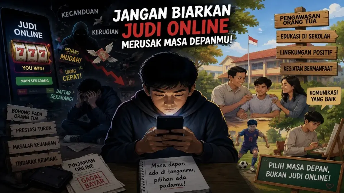 judi online pada remaja