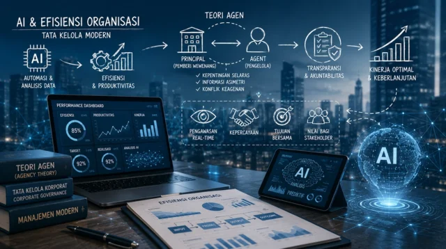 Teori Agen AI mendukung efisiensi dan tata kelola organisasi modern