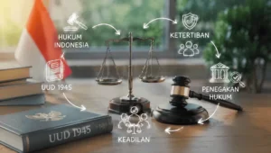 peran sistem hukum Indonesia
