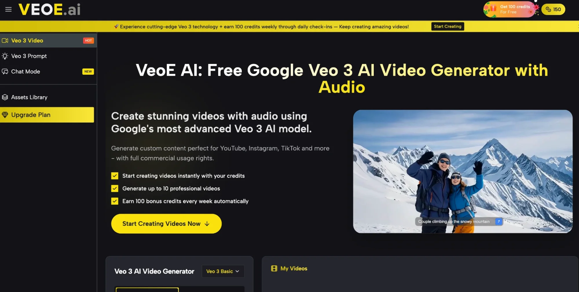 Veo 3 AI Video Generator for Free