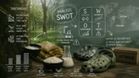 Analisis Peniruan Produk Sandal dari Brand Crocs Menggunakan Analisis SWOT analisis SWOT produk tiruan