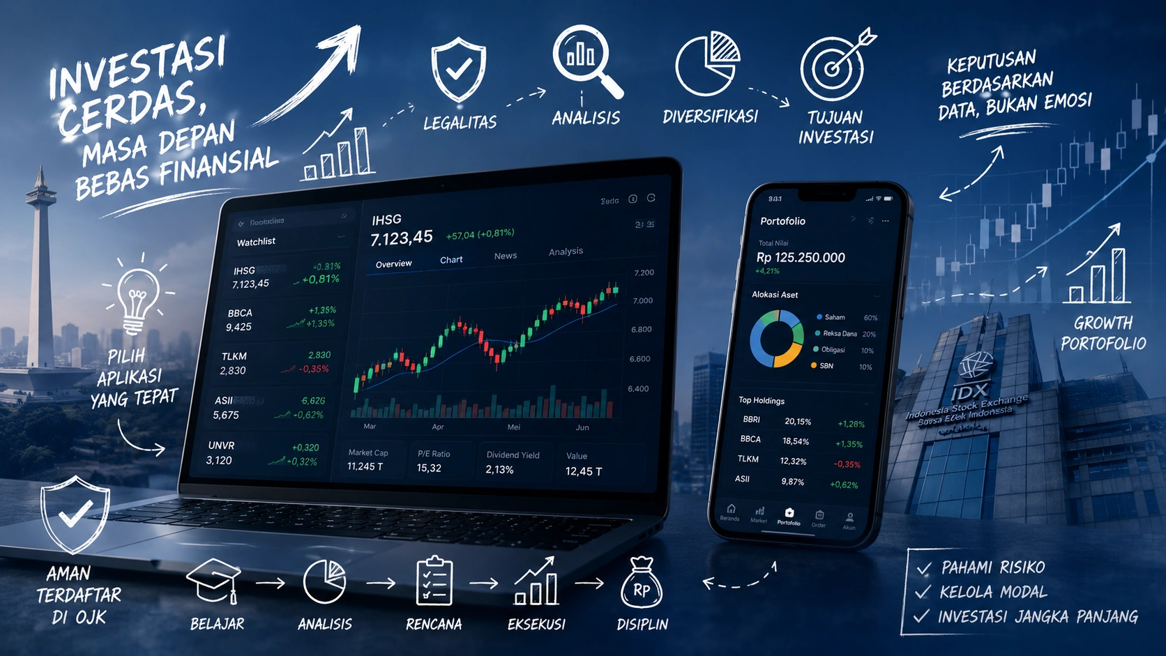 Aplikasi Saham Terbaik di Indonesia
