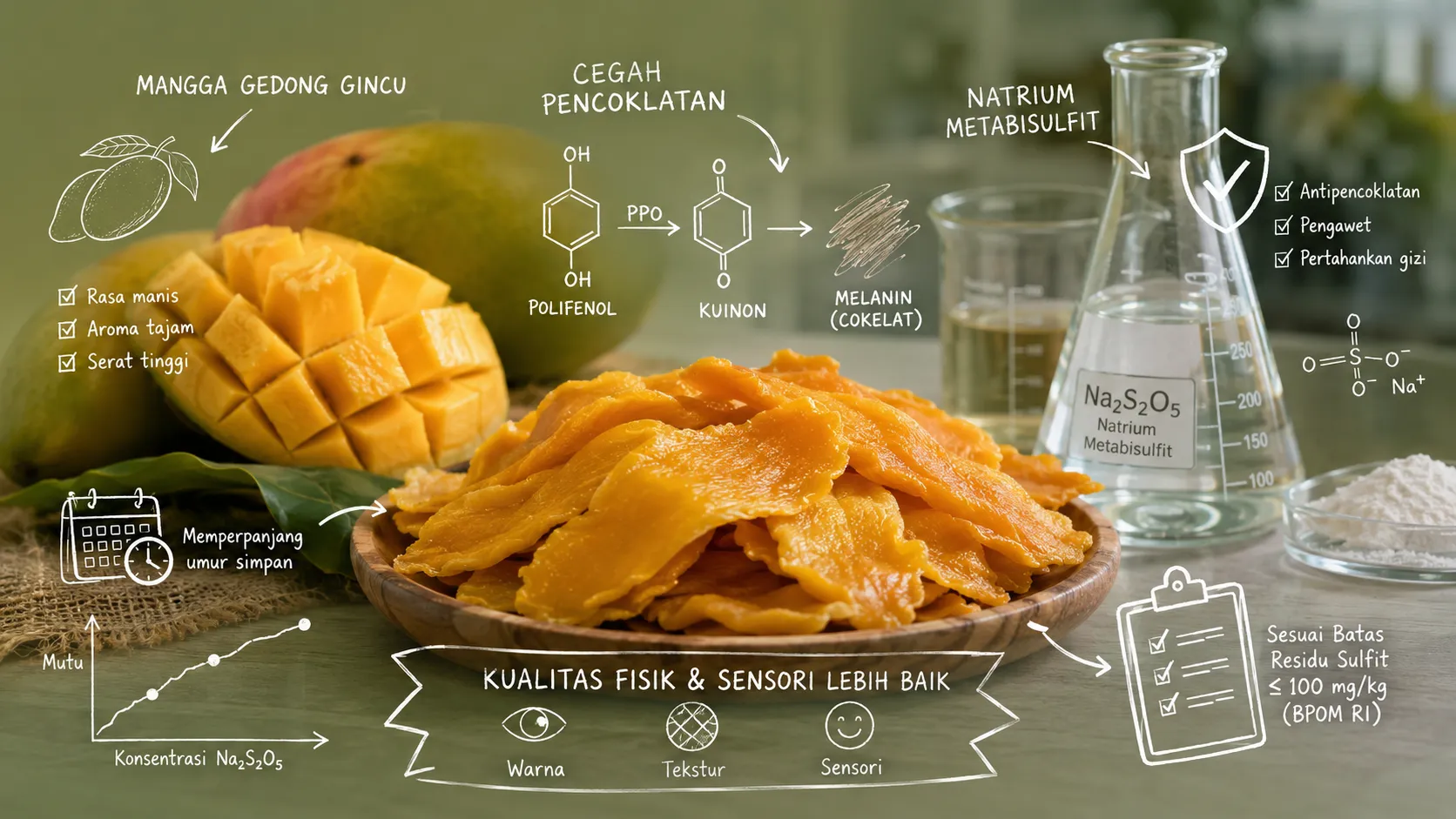 Mangga kering