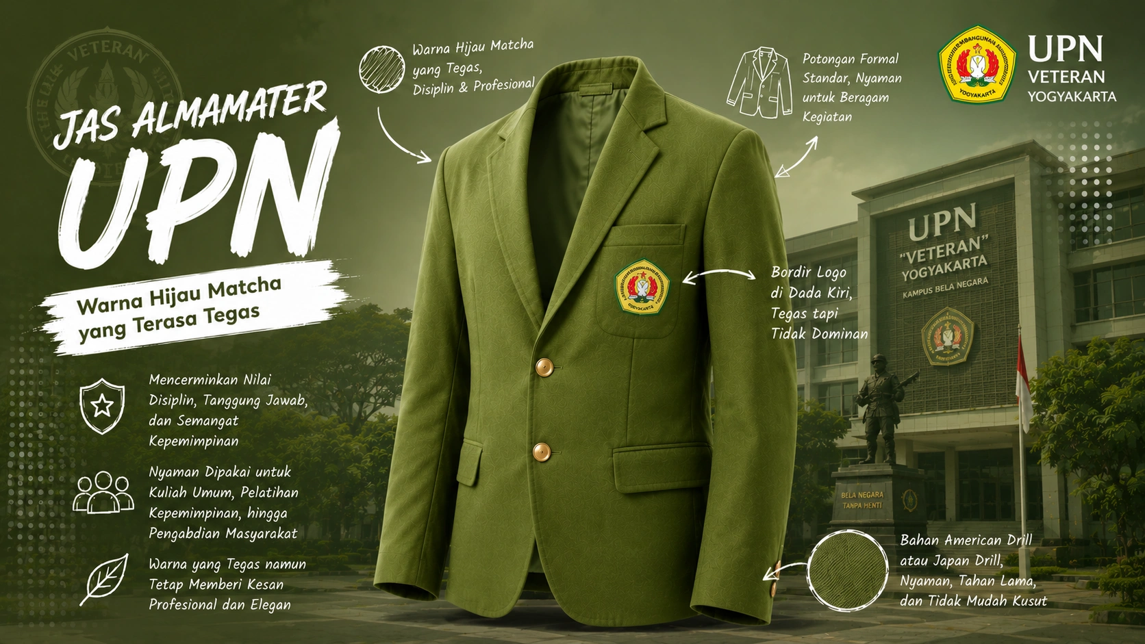 Jas Almamater UPN Veteran Yogyakarta