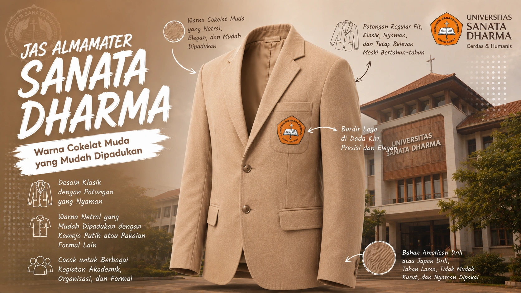 Jas Almamater Universitas Sanata Dharma
