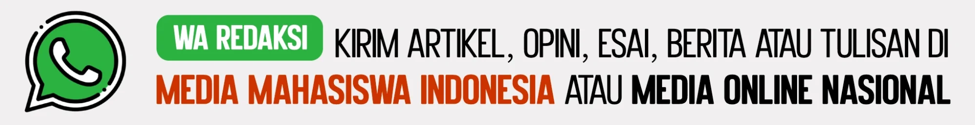 Kirim Artikel ke Redaksi Media Mahasiswa Indonesia