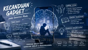 Kecanduan Gadget pasa generasi muda