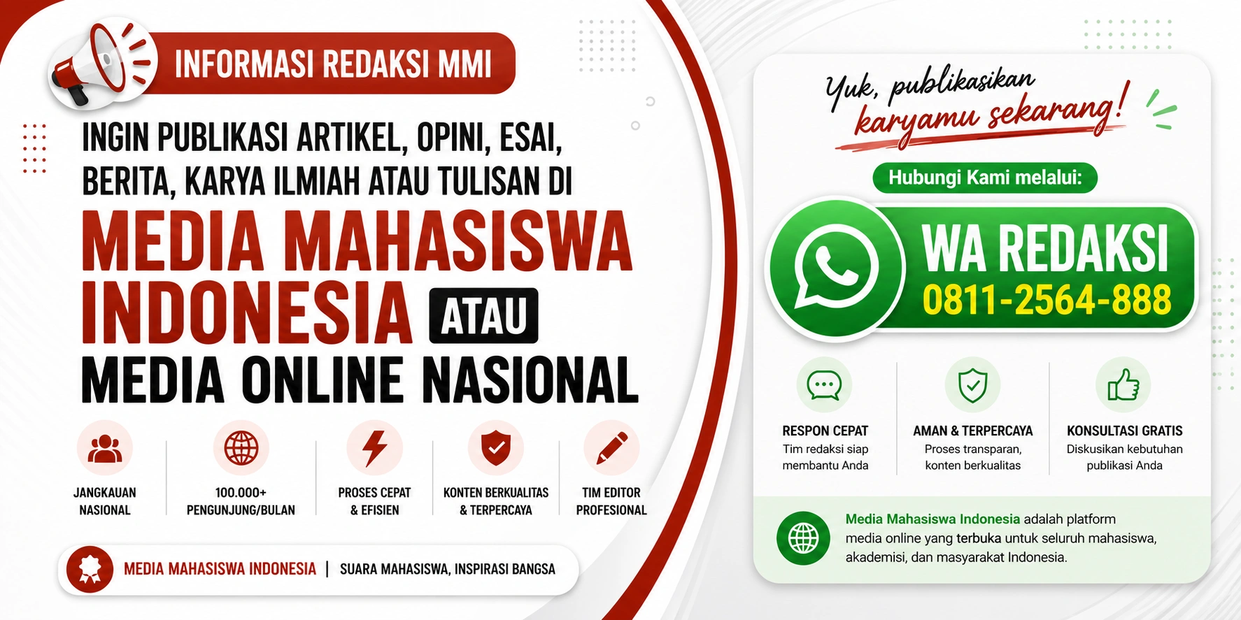 Kirim Artikel ke Redaksi Media Mahasiswa Indonesia