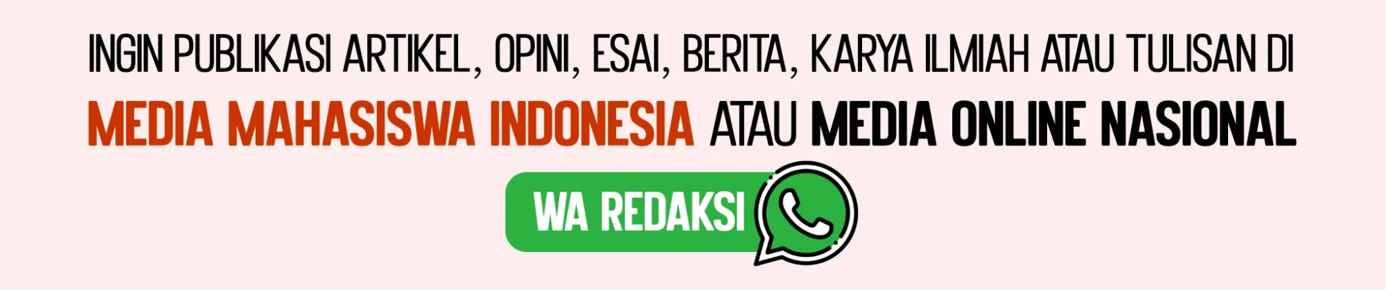 Kirim Artikel ke Redaksi Media Mahasiswa Indonesia