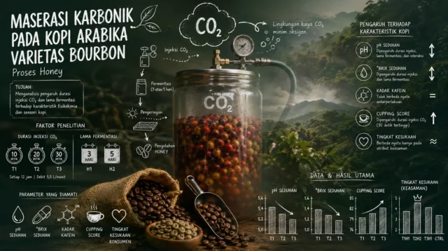 maserasi karbonik kopi Arabika Bourbon
