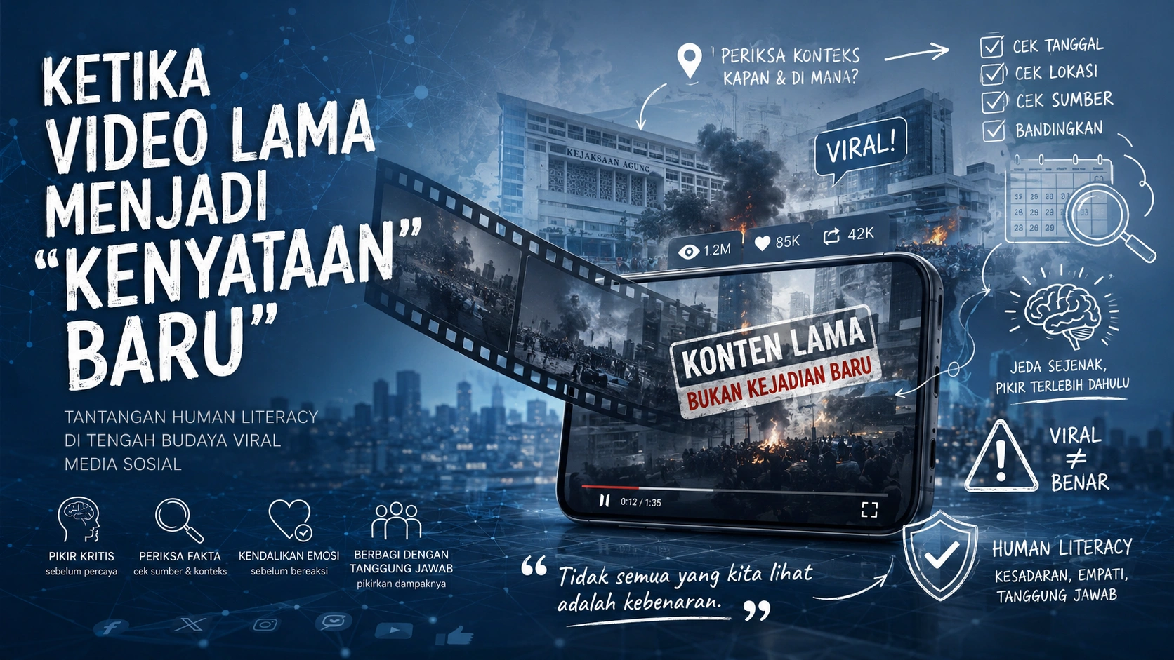 Tantangan Human Literacy di Tengah Budaya Viral Media Sosial