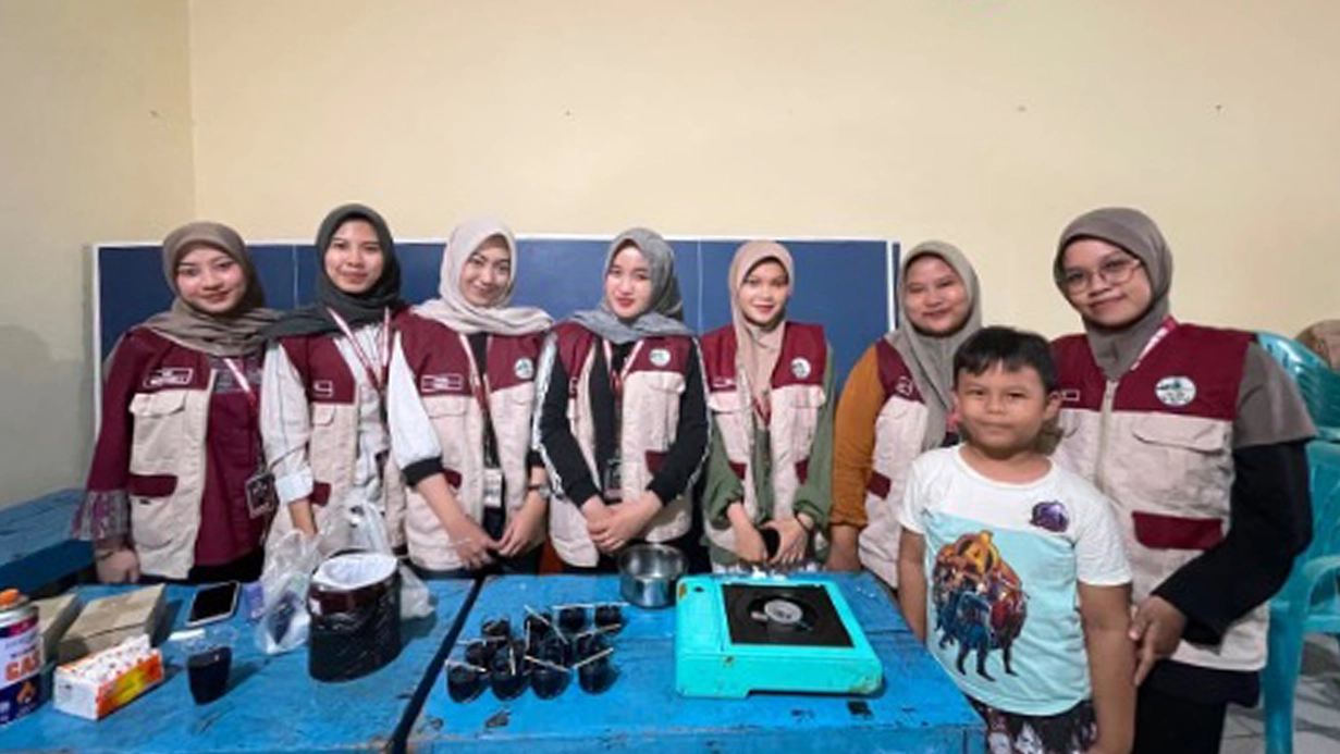 Workshop Lilin Aroma terapi dari minyak jelantah.