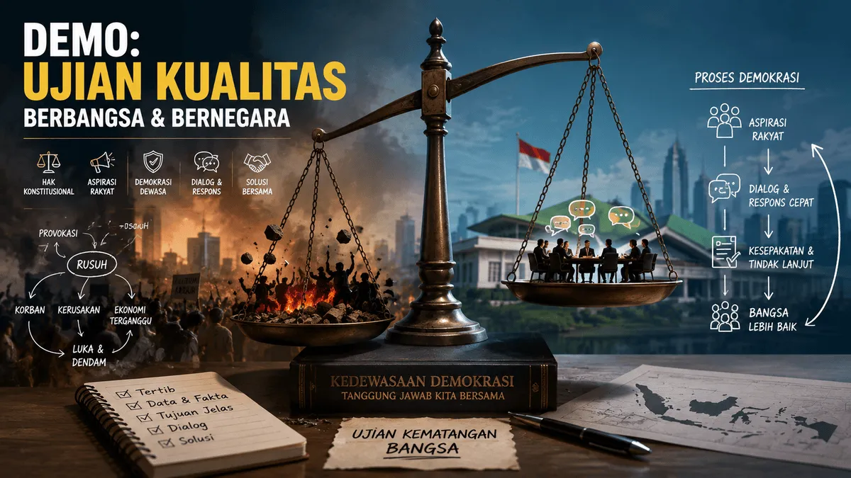 demo sebagai ujian demokrasi