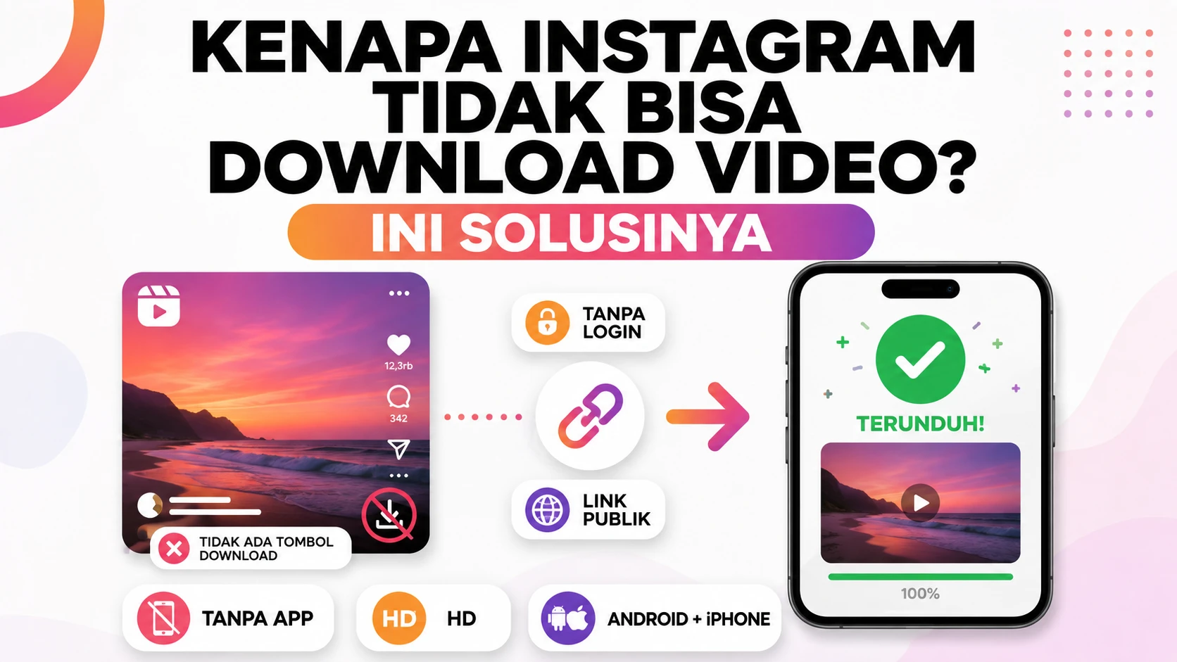 kenapa instagram membatasi fitur download video