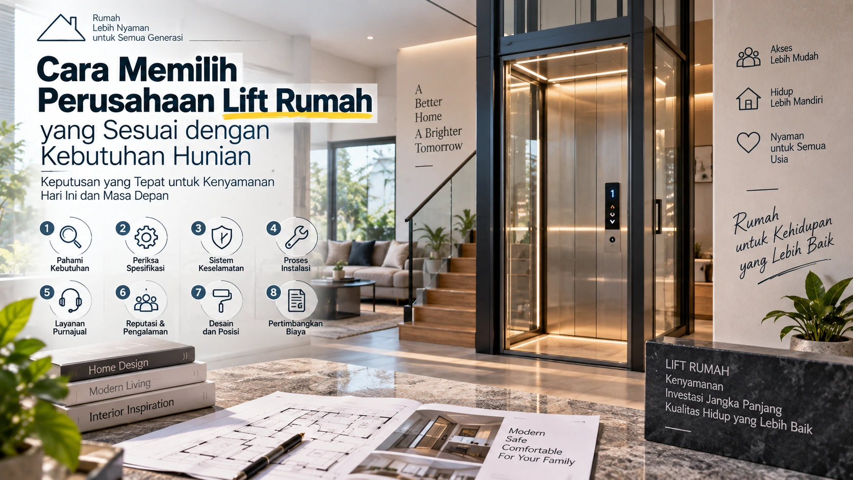 Cara Memilih Perusahaan Lift Rumah