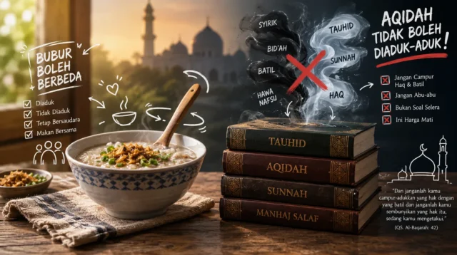 aqidah jangan diaduk-aduk