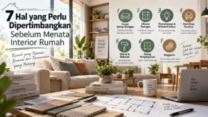 menata interior rumah